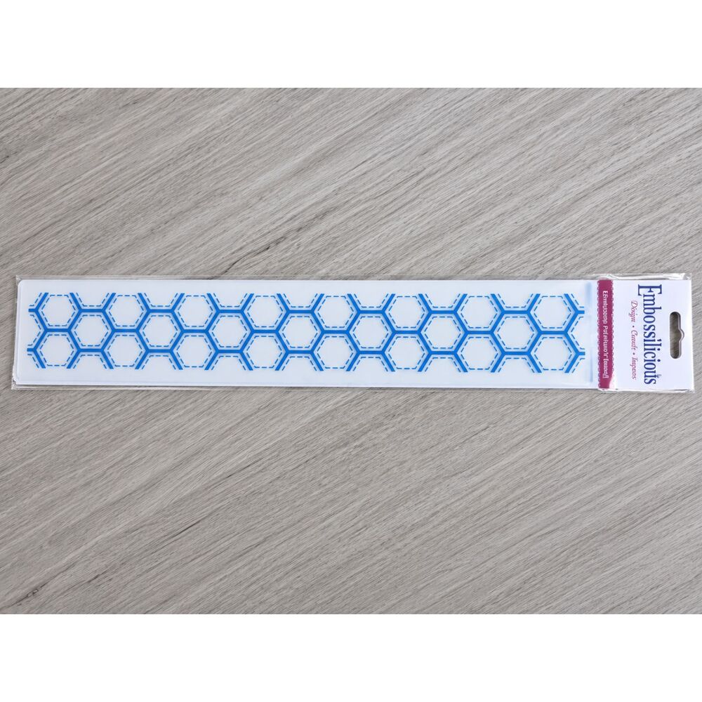 Crafters Companion Embossalicious Interlocking Circles Border Embossing Folder